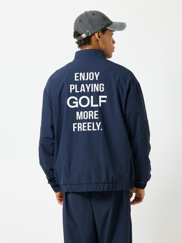 ［BOGEY LOUNGE］ 布帛ブルゾン