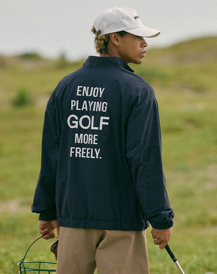 ［BOGEY LOUNGE］ 布帛ブルゾン