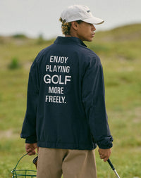 ［BOGEY LOUNGE］ 布帛ブルゾン