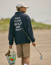 ［BOGEY LOUNGE］ 布帛ブルゾン