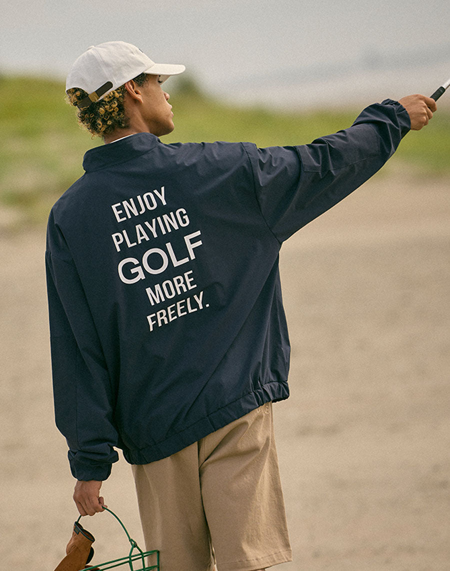 ［BOGEY LOUNGE］ 布帛ブルゾン