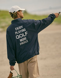 ［BOGEY LOUNGE］ 布帛ブルゾン