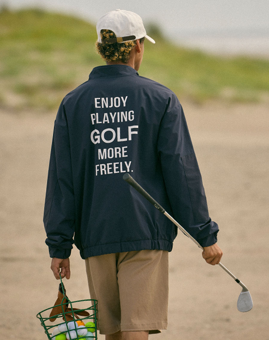 ［BOGEY LOUNGE］ 布帛ブルゾン