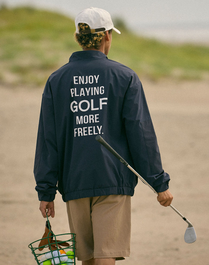 ［BOGEY LOUNGE］ 布帛ブルゾン