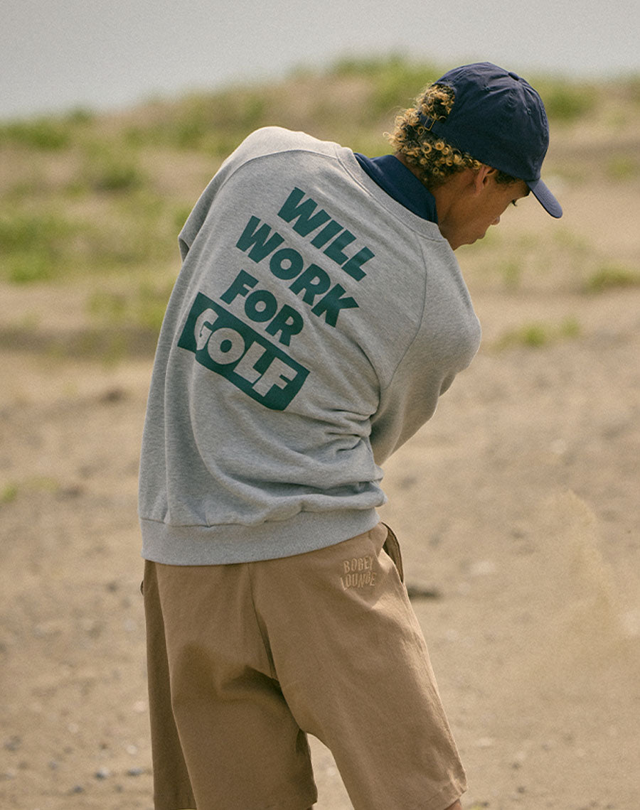 ［BOGEY LOUNGE］ 裏毛クルートレーナー