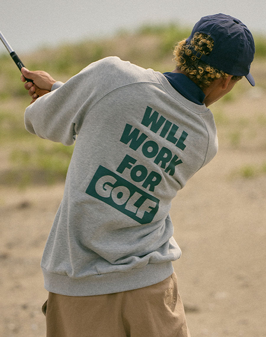 ［BOGEY LOUNGE］ 裏毛クルートレーナー