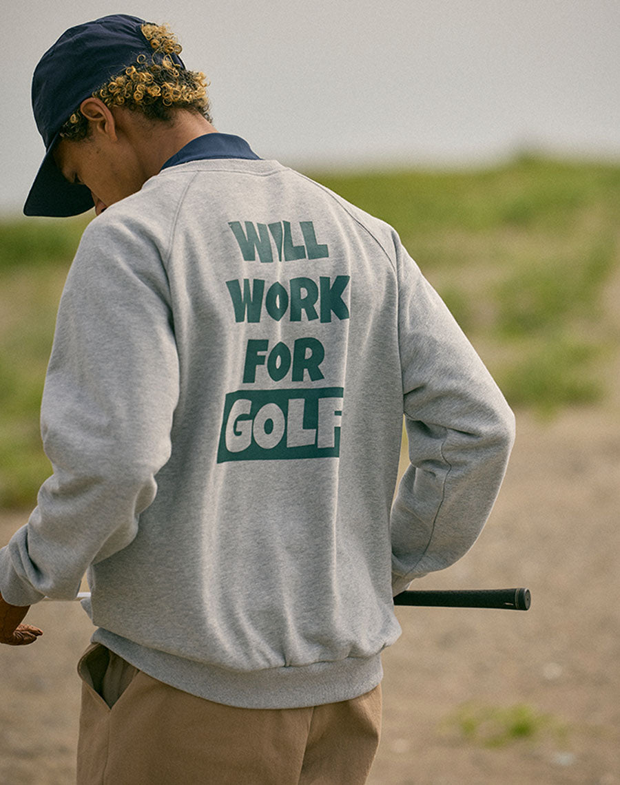 ［BOGEY LOUNGE］ 裏毛クルートレーナー