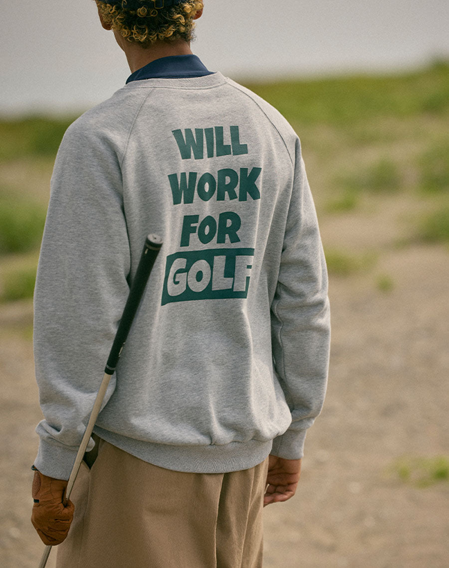 ［BOGEY LOUNGE］ 裏毛クルートレーナー