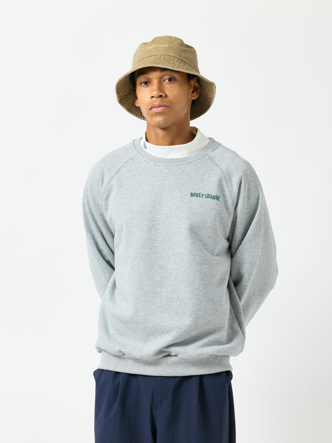 ［BOGEY LOUNGE］ 裏毛クルートレーナー