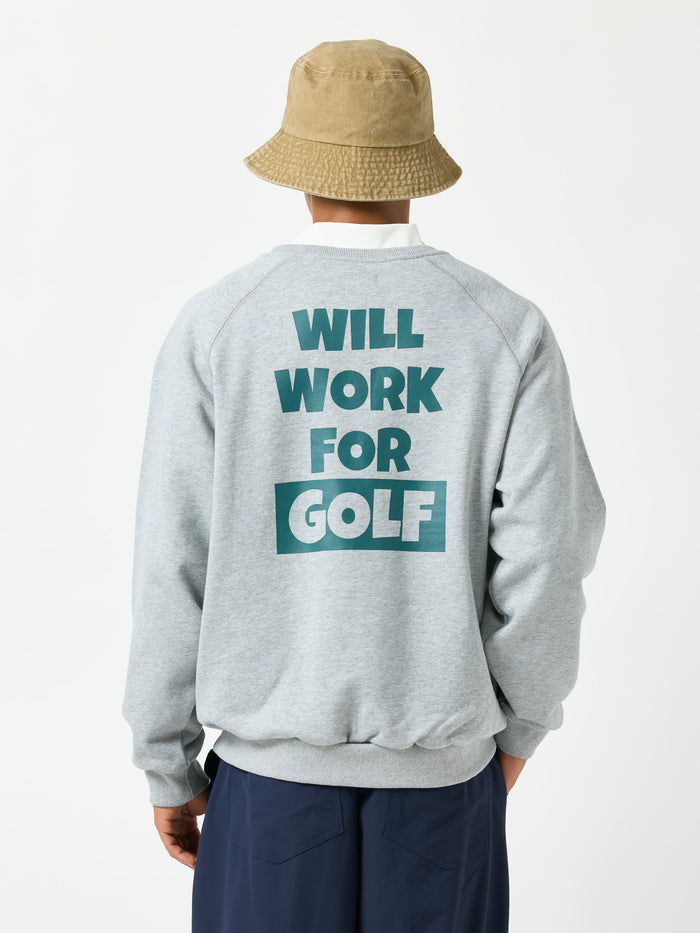 ［BOGEY LOUNGE］ 裏毛クルートレーナー