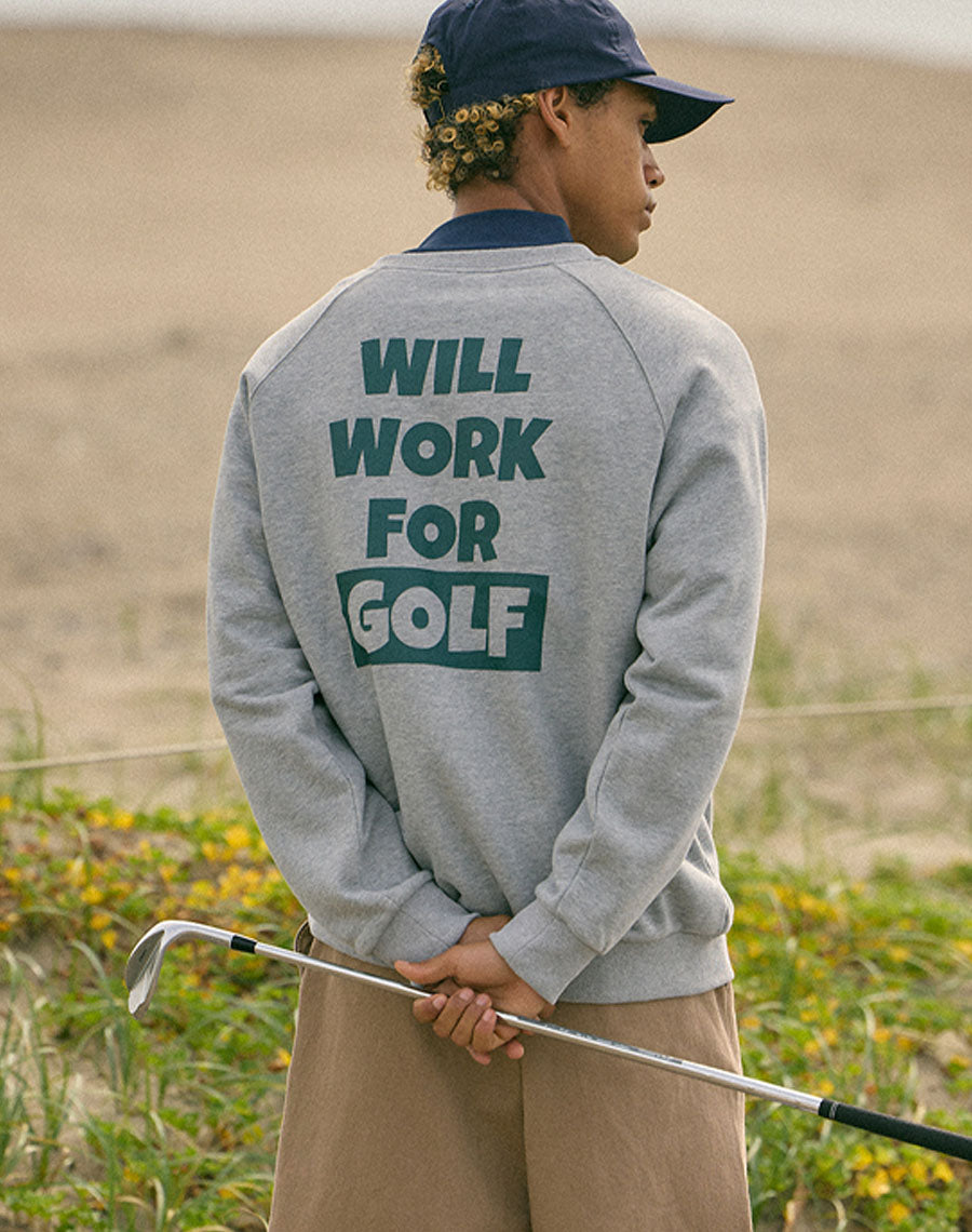 ［BOGEY LOUNGE］ 裏毛クルートレーナー