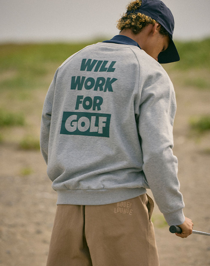 ［BOGEY LOUNGE］ 裏毛クルートレーナー