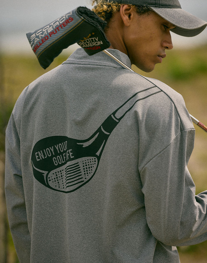 ［BOGEY LOUNGE］ モックネック長袖トップス（クラブヘッド）