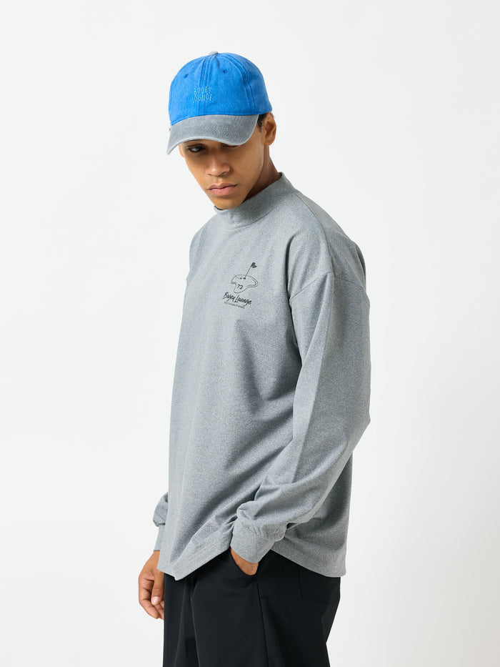 ［BOGEY LOUNGE］ モックネック長袖トップス（クラブヘッド）