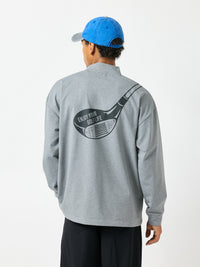 ［BOGEY LOUNGE］ モックネック長袖トップス（クラブヘッド）