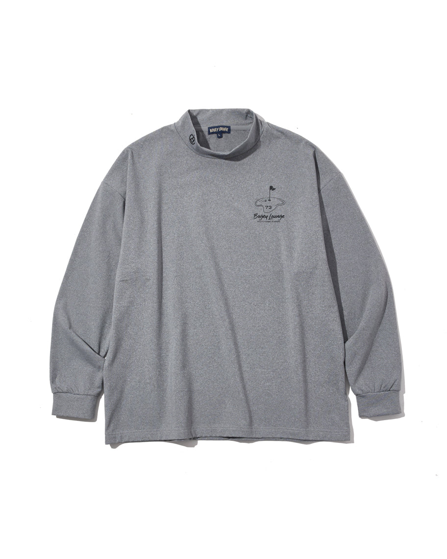 ［BOGEY LOUNGE］ モックネック長袖トップス（クラブヘッド）
