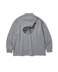 ［BOGEY LOUNGE］ モックネック長袖トップス（クラブヘッド）