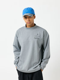 ［BOGEY LOUNGE］ モックネック長袖トップス（クラブヘッド）