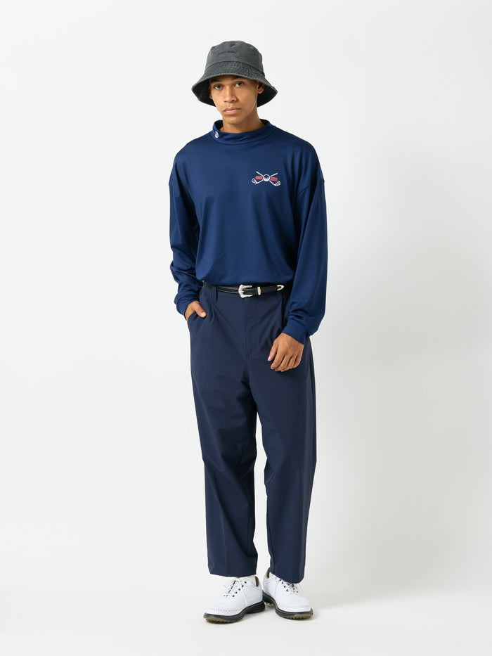 ［BOGEY LOUNGE］ モックネック長袖トップス（カート）