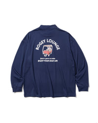 ［BOGEY LOUNGE］ モックネック長袖トップス（カート）