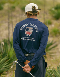 ［BOGEY LOUNGE］ モックネック長袖トップス（カート）