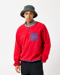 ［BOGEY LOUNGE］ マイクロフリースハーフZIP