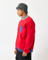 ［BOGEY LOUNGE］ マイクロフリースハーフZIP