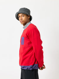 ［BOGEY LOUNGE］ マイクロフリースハーフZIP