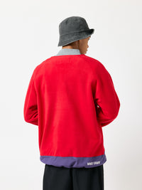 ［BOGEY LOUNGE］ マイクロフリースハーフZIP