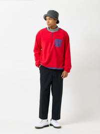 ［BOGEY LOUNGE］ マイクロフリースハーフZIP