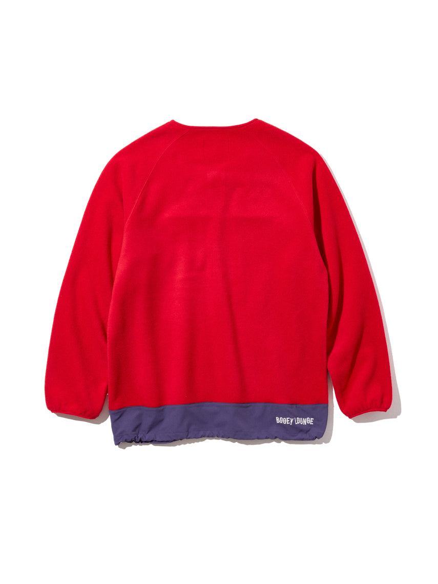 ［BOGEY LOUNGE］ マイクロフリースハーフZIP