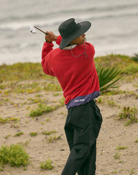 ［BOGEY LOUNGE］ マイクロフリースハーフZIP