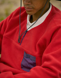 ［BOGEY LOUNGE］ マイクロフリースハーフZIP