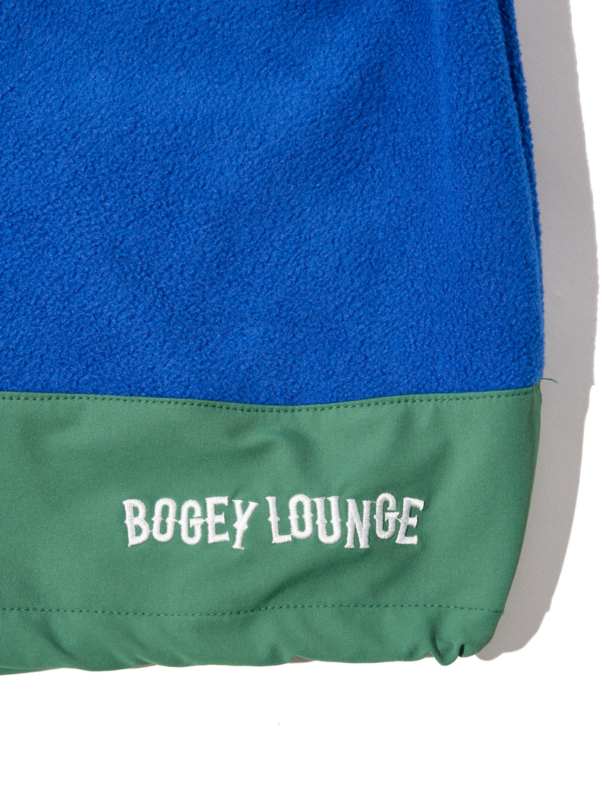 ［BOGEY LOUNGE］ マイクロフリースハーフZIP