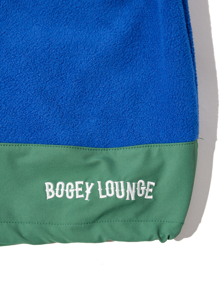 ［BOGEY LOUNGE］ マイクロフリースハーフZIP