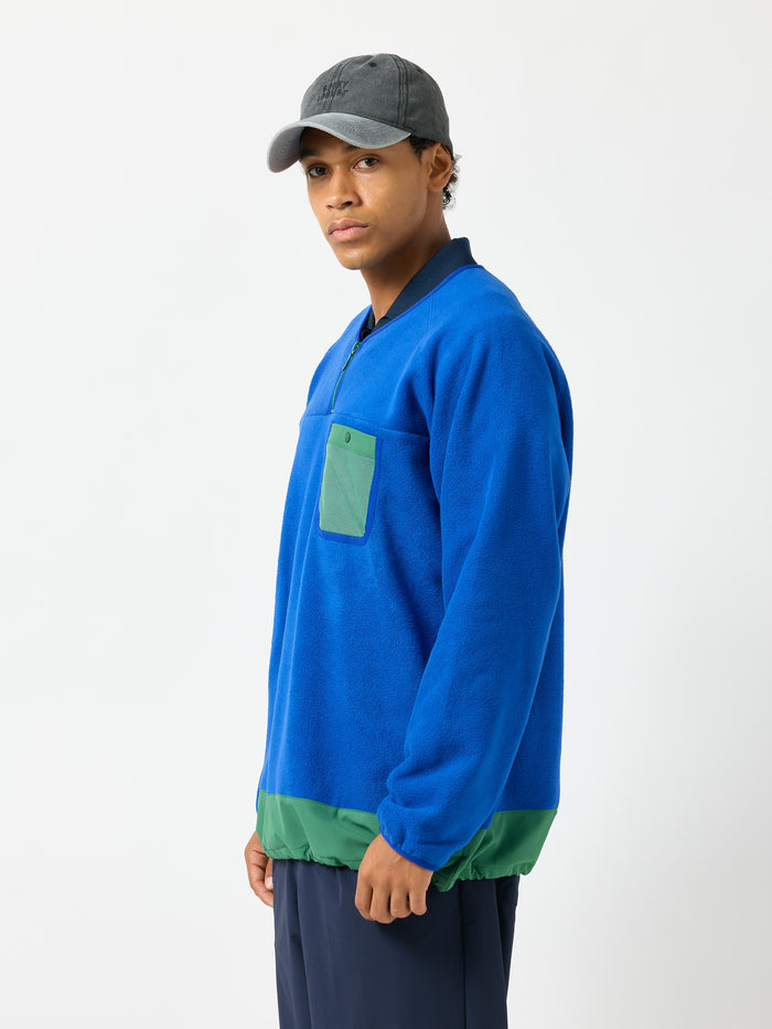 ［BOGEY LOUNGE］ マイクロフリースハーフZIP