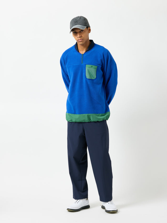 ［BOGEY LOUNGE］ マイクロフリースハーフZIP