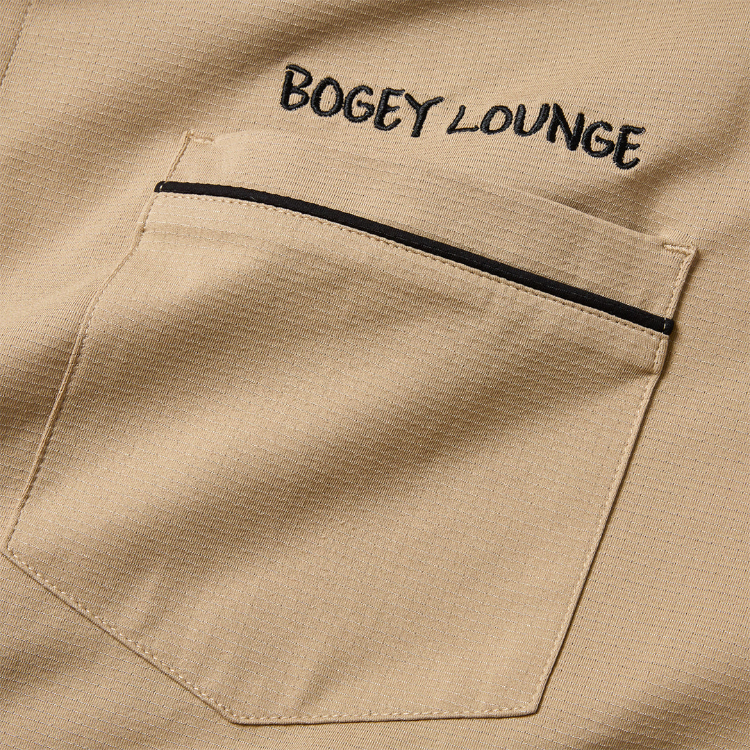 MESH S/S BOWLING SHIRT