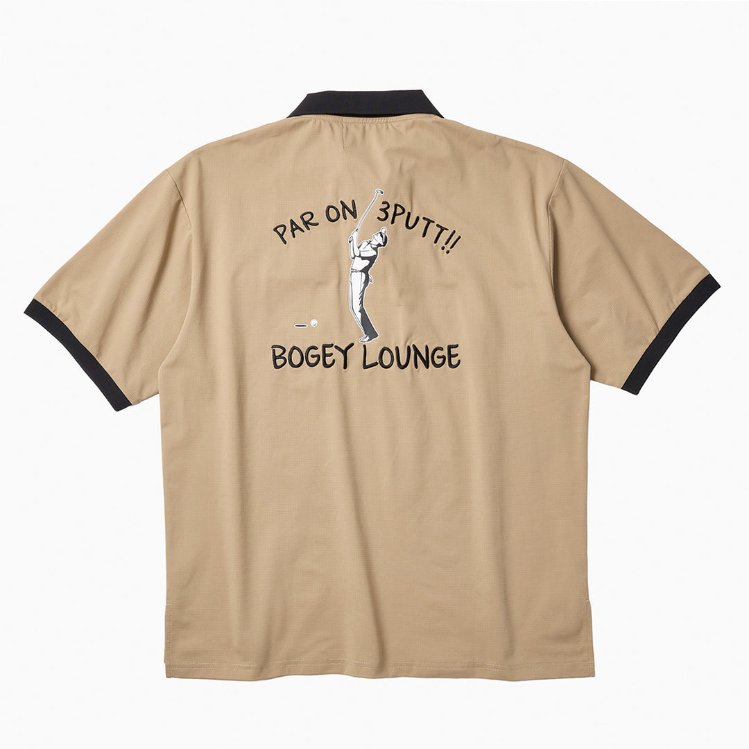 MESH S/S BOWLING SHIRT