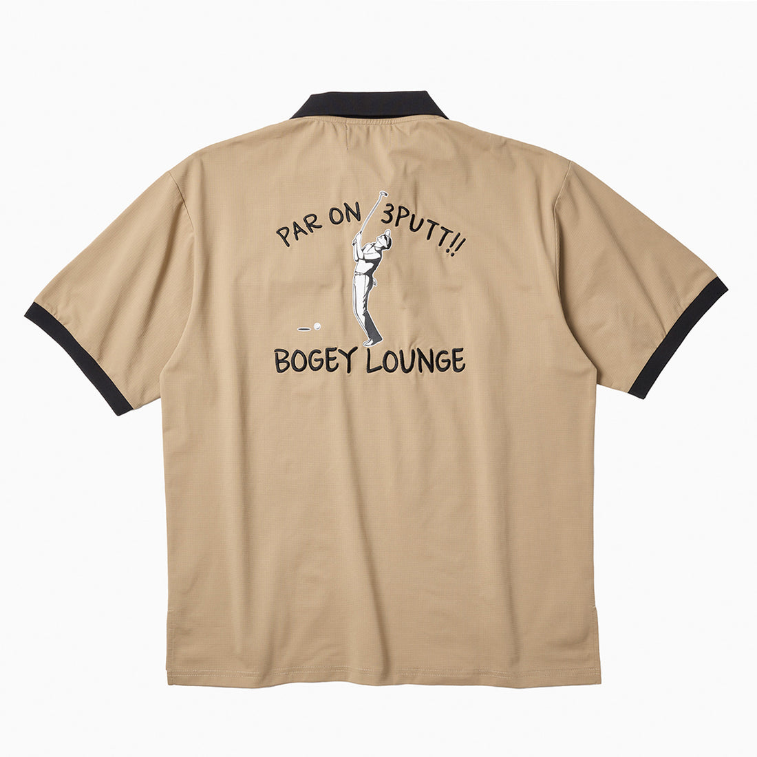 ［BOGEY LOUNGE］メッシュ半袖ボーリングシャツ