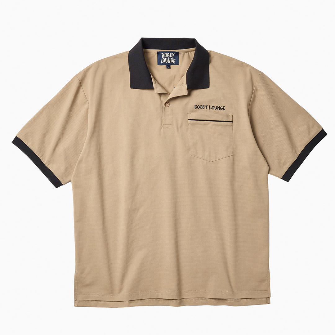 MESH S/S BOWLING SHIRT