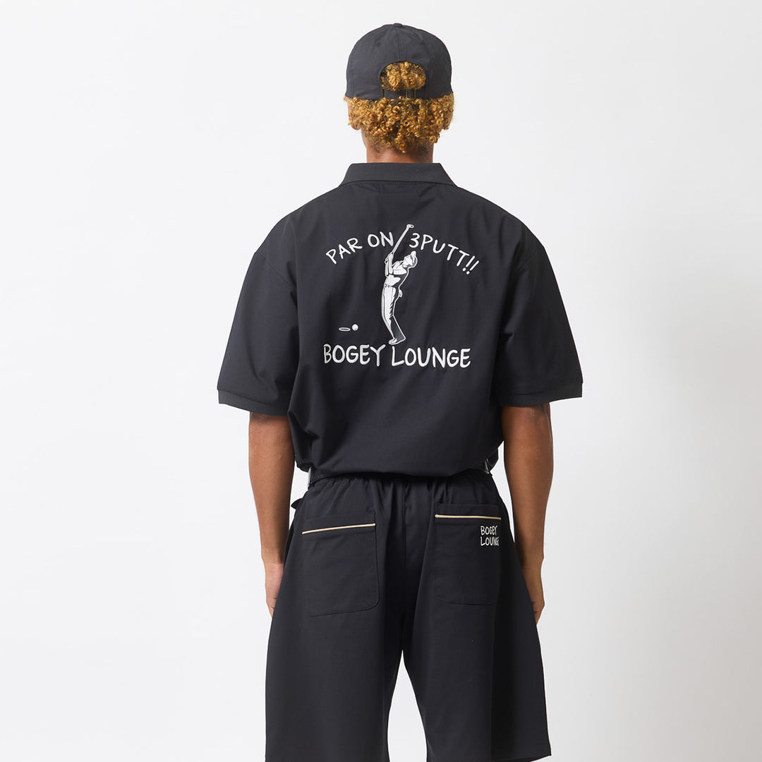 MESH S/S BOWLING SHIRT