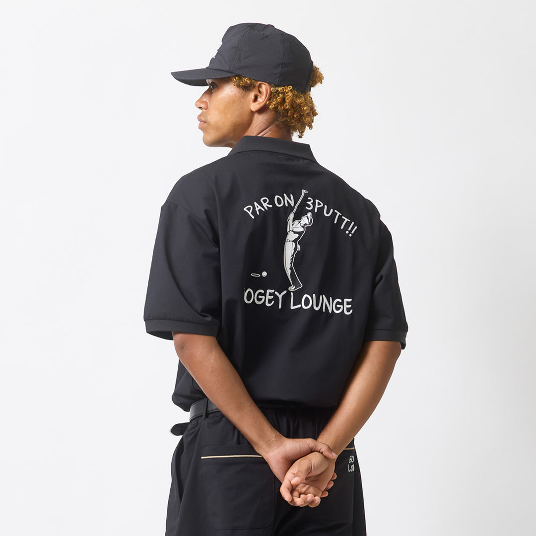 MESH S/S BOWLING SHIRT
