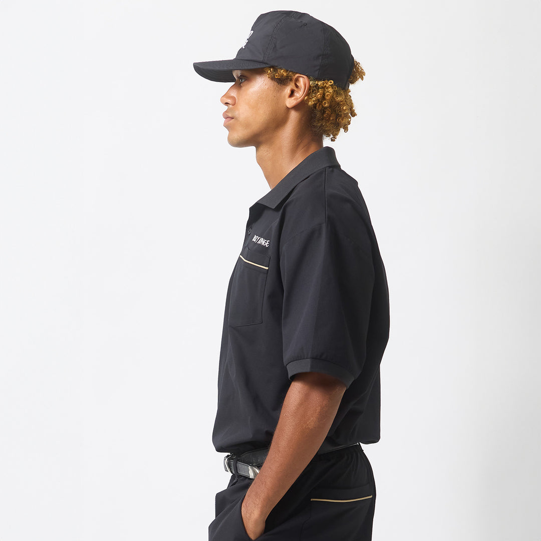 MESH S/S BOWLING SHIRT