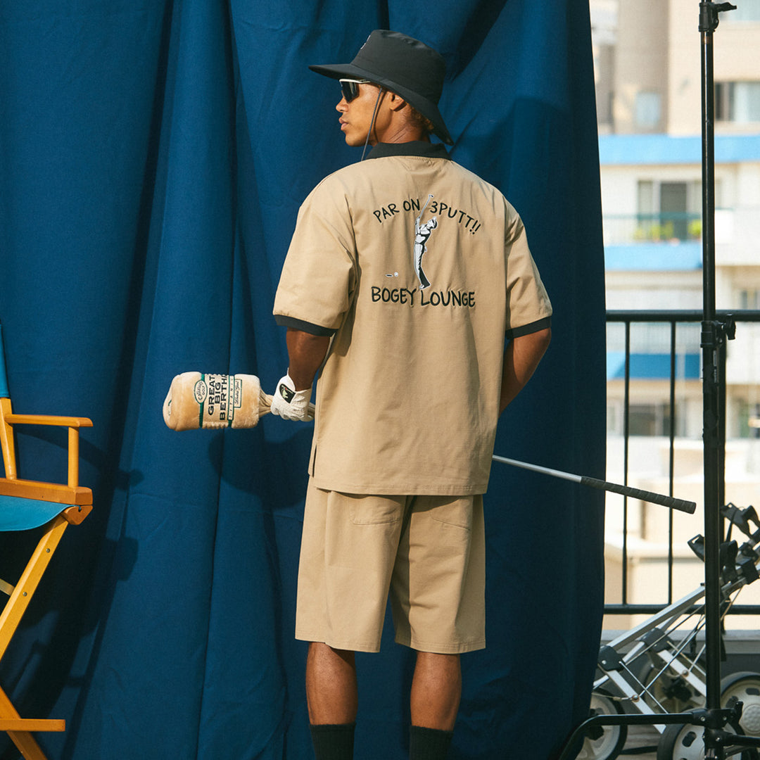 MESH S/S BOWLING SHIRT