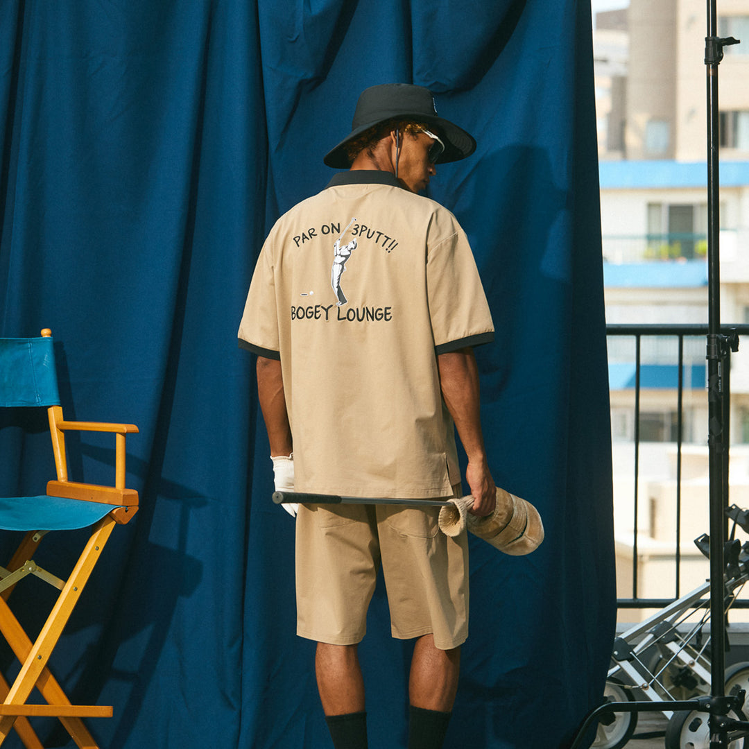 MESH S/S BOWLING SHIRT