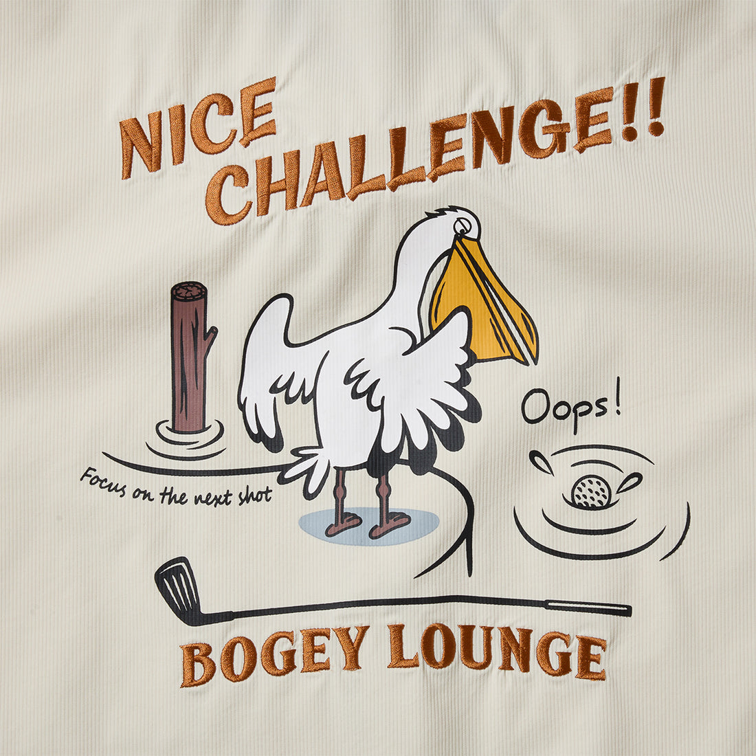 ［BOGEY LOUNGE］衿リブ半袖シャツ