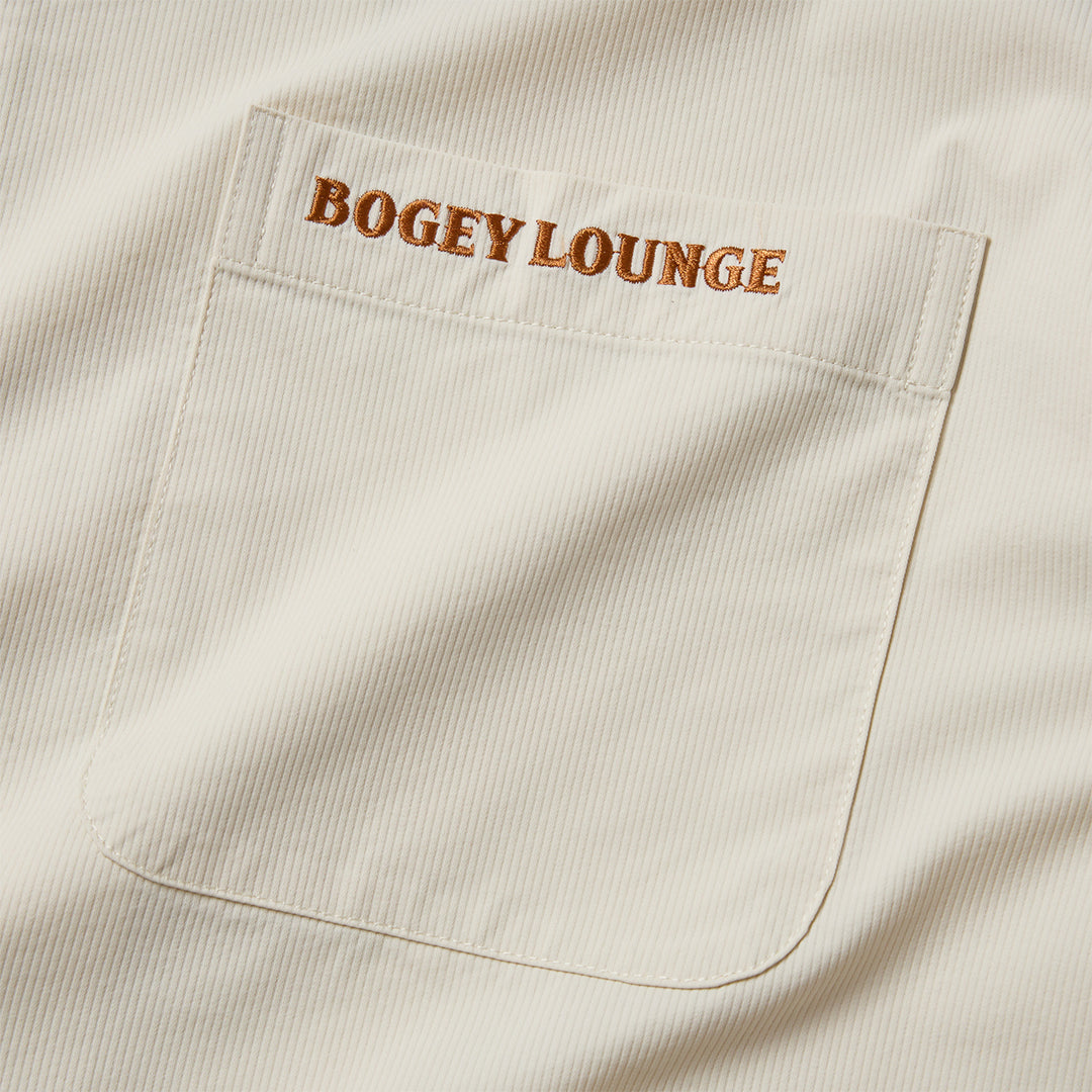 RIB COLLAR S/S SHIRT