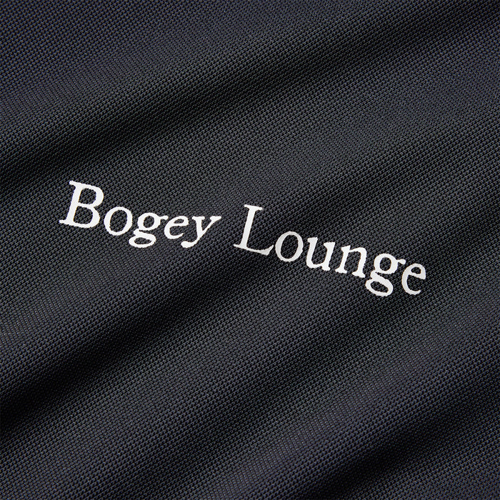 ［BOGEY LOUNGE］ナイロン鹿の子ポロシャツ