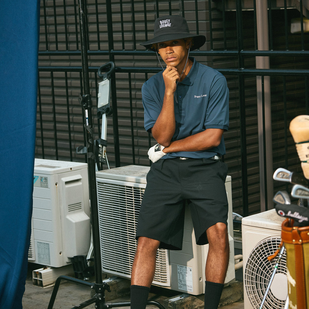 NYLON PIQUE POLO SHIRT